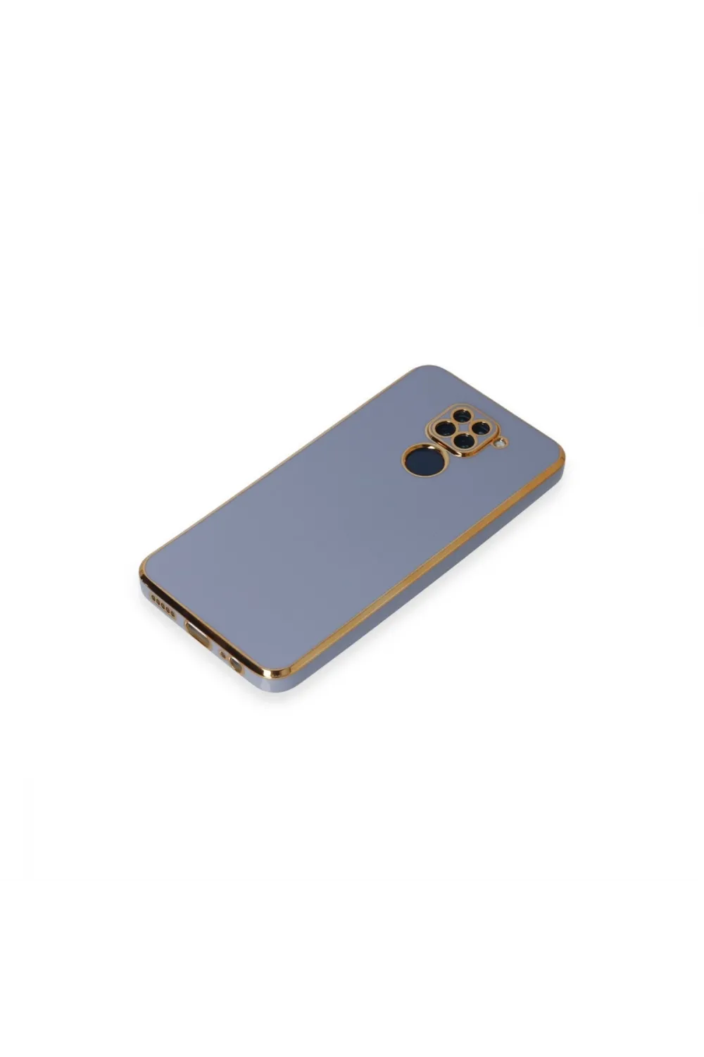 Xiaomi Redmi Note 9 Kılıf Volet Silikon - Mavi