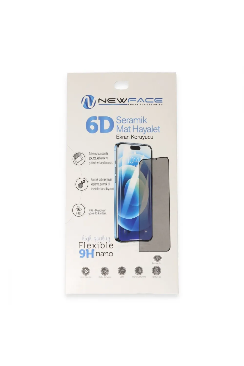 Xiaomi Redmi Note 9 Pro 6d Antistatik Mat Seramik Hayalet Nano Ekran Koruyucu