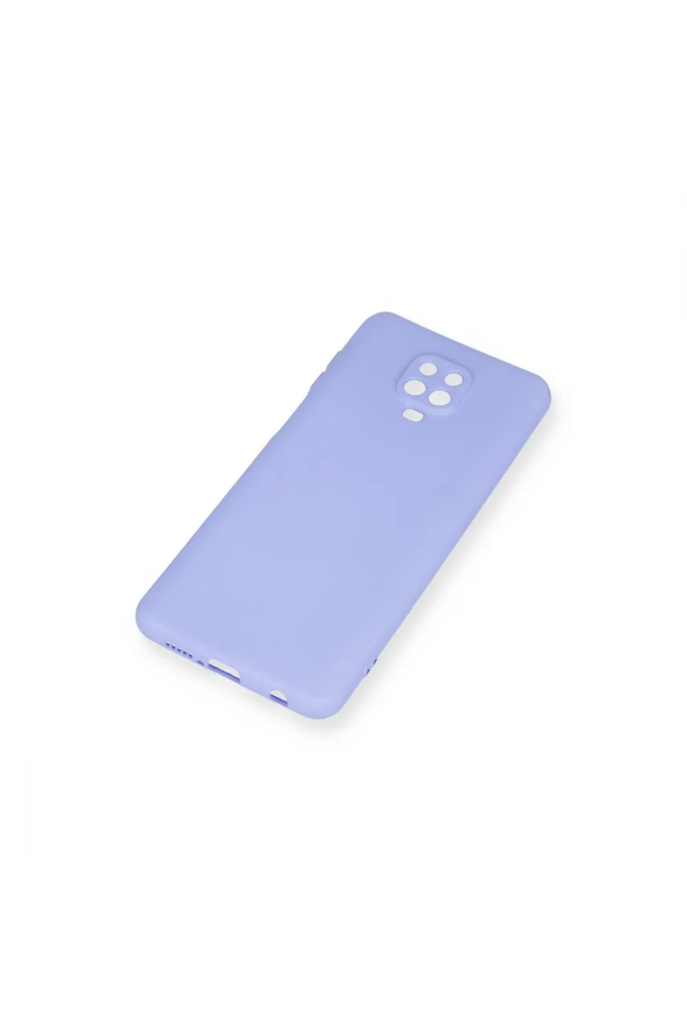 Xiaomi Redmi Note 9 Pro Kılıf Nano İçi Kadife Silikon - Lila