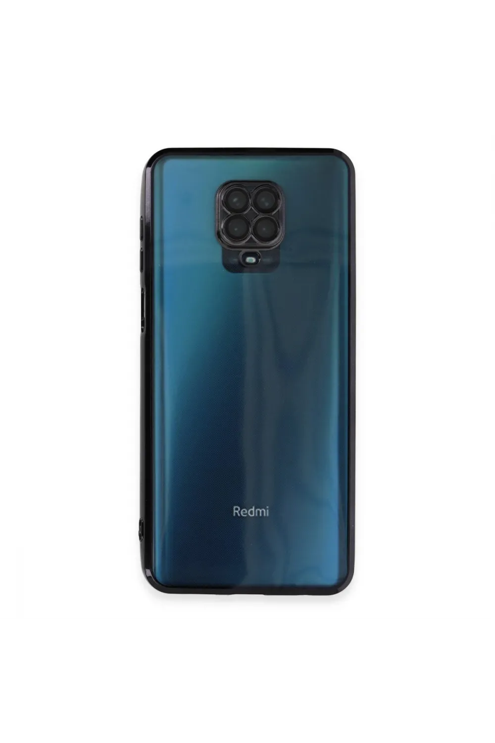 Xiaomi Redmi Note 9 Pro Kılıf Razer Lensli Silikon - Siyah