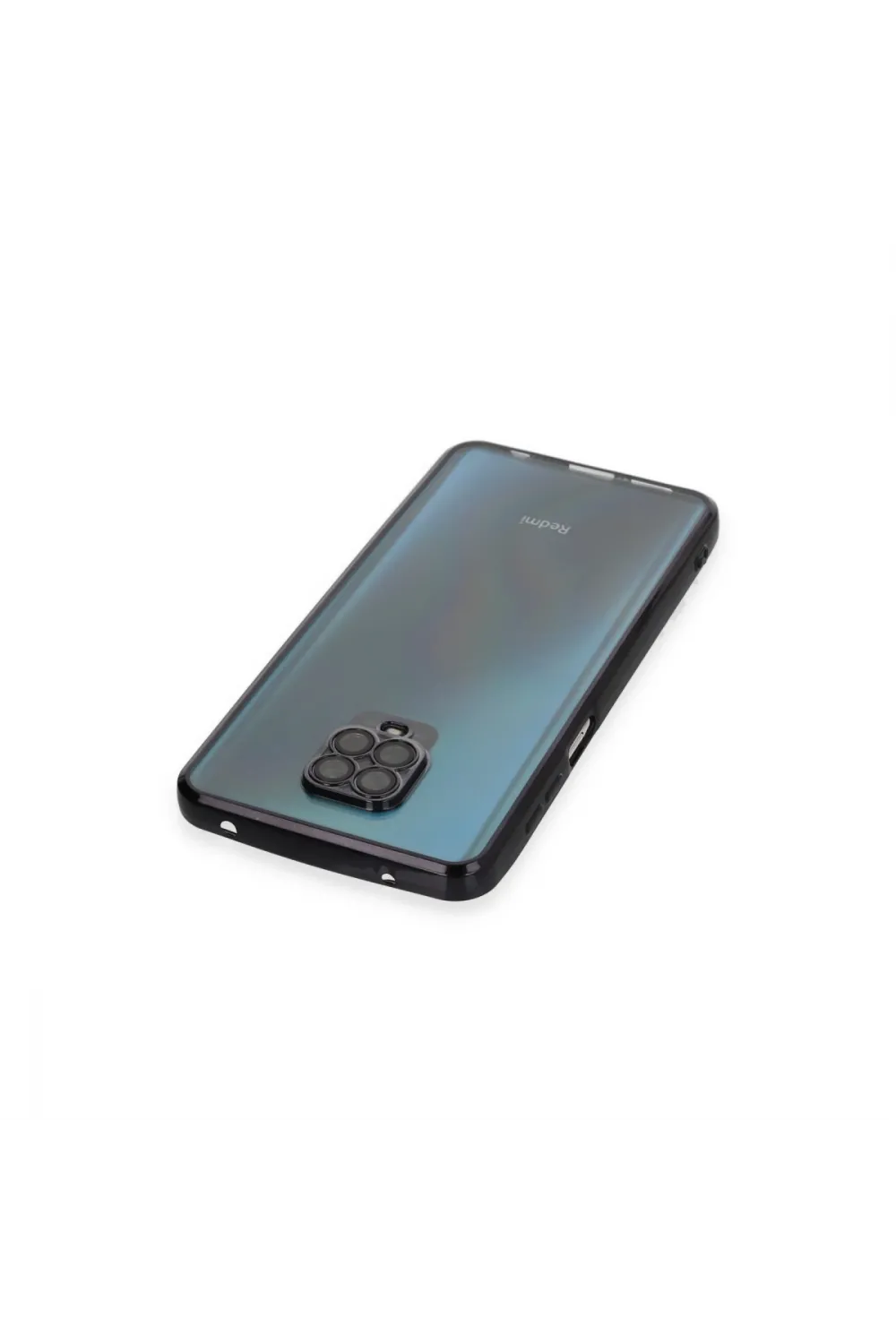 Xiaomi Redmi Note 9 Pro Kılıf Razer Lensli Silikon - Siyah