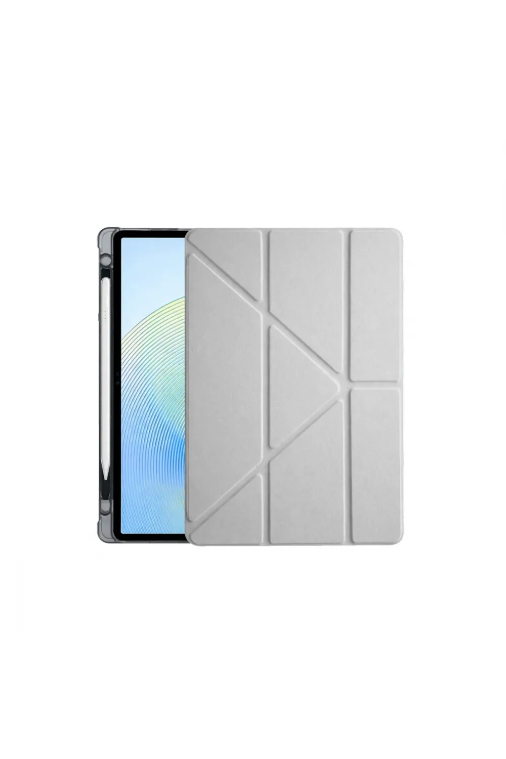 Xiaomi Redmi Pad 2 Kalemlikli Mars Tablet Kılıfı - Gri