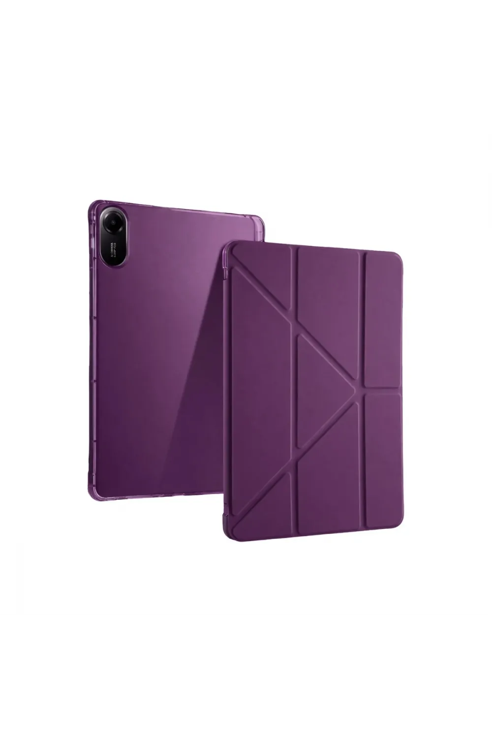 Xiaomi Redmi Pad 2 Kalemlikli Mars Tablet Kılıfı - Mürdüm