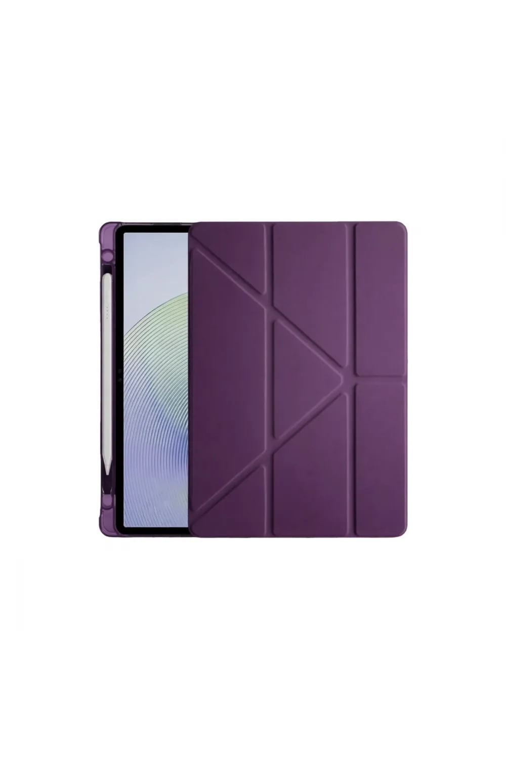 Xiaomi Redmi Pad 2 Kalemlikli Mars Tablet Kılıfı - Mürdüm