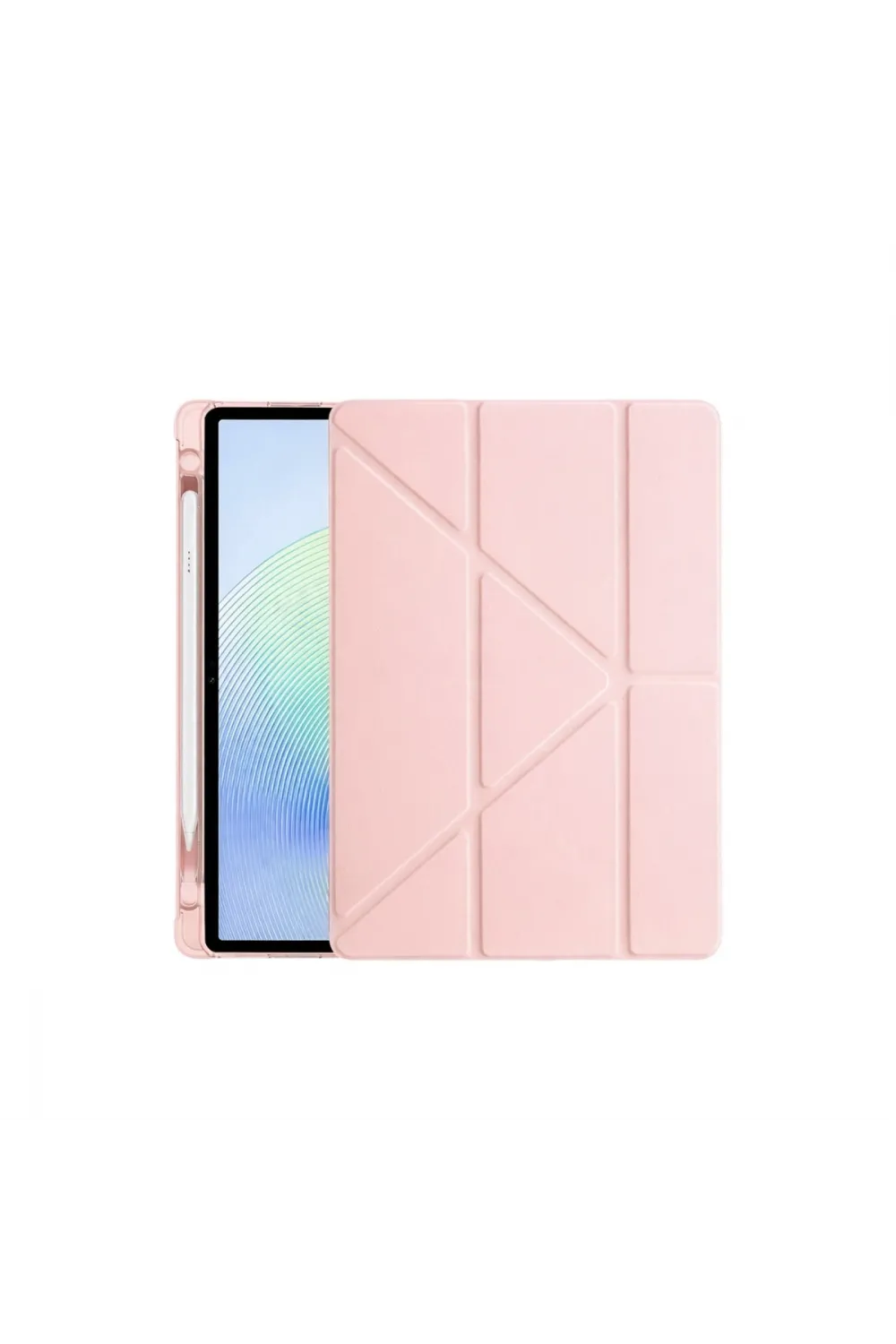 Xiaomi Redmi Pad 2 Kalemlikli Mars Tablet Kılıfı - Rose Gold