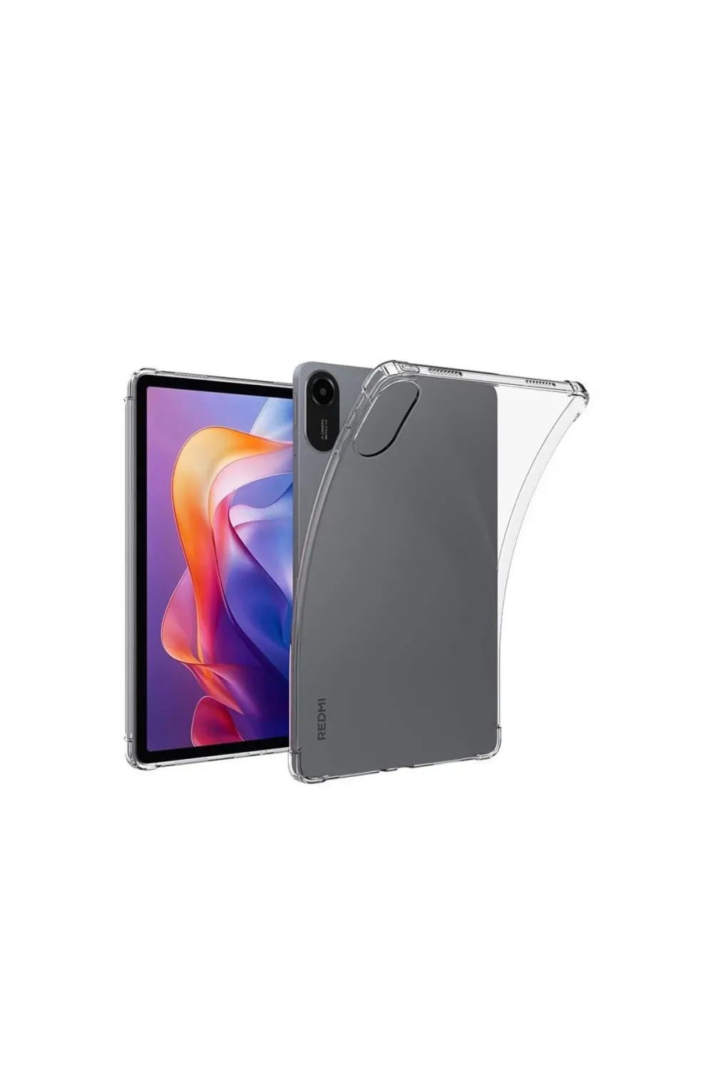 Xiaomi Redmi Pad 2 Kılıf Anti Shock Tablet Silikon - Şeffaf