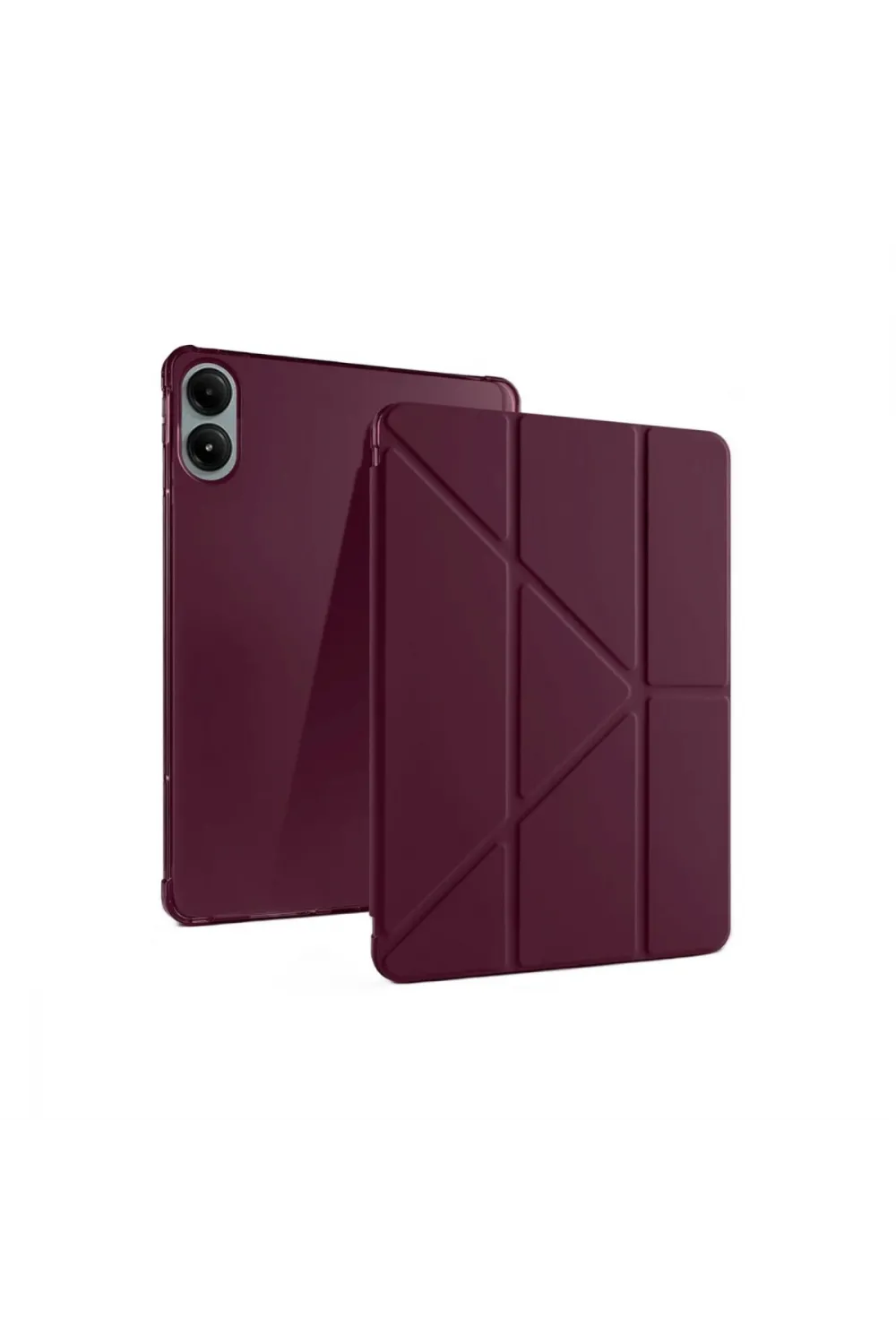 Xiaomi Redmi Pad Pro 12.1 Kılıf Kalemlikli Mars Tablet Kılıfı - Mürdüm
