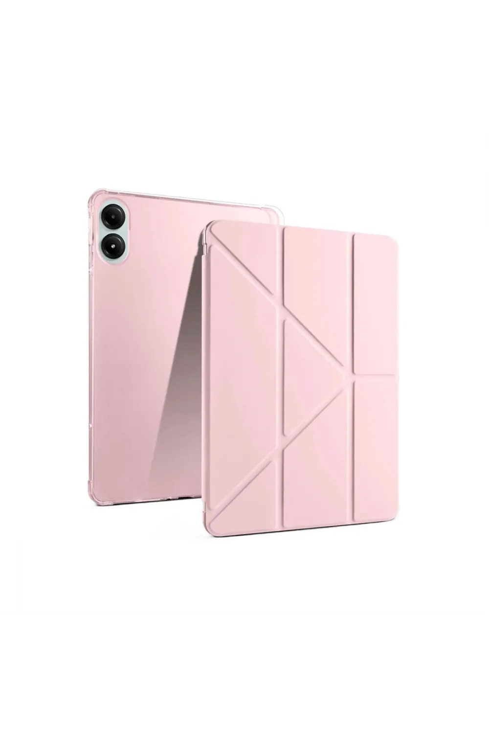 Xiaomi Redmi Pad Pro 12.1 Kılıf Kalemlikli Mars Tablet Kılıfı - Rose Gold