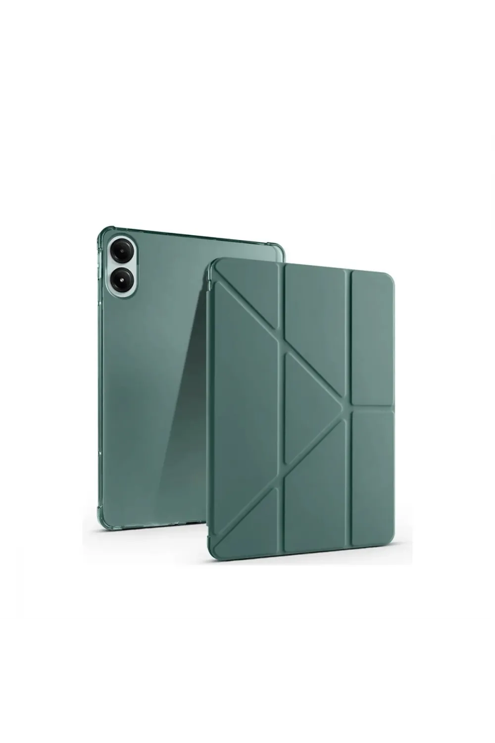 Xiaomi Redmi Pad Se 4g Kılıf Kalemlikli Mars Tablet Kılıfı - Koyu Yeşil