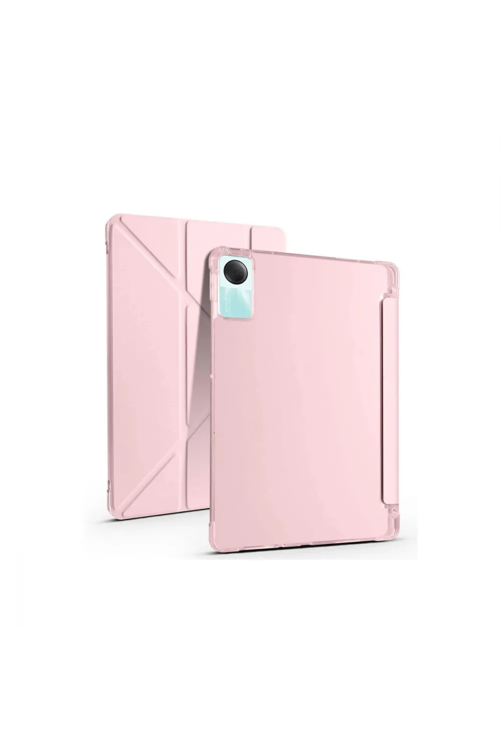 Xiaomi Redmi Pad Se 4g Kılıf Kalemlikli Mars Tablet Kılıfı - Rose Gold