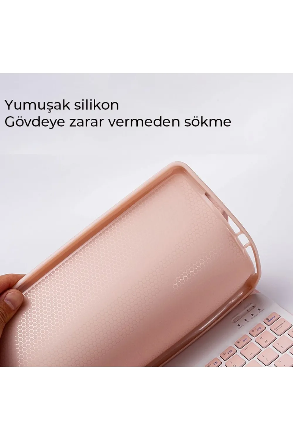 Xiaomi Redmi Pad Se Kılıf Kc01 Smart Klavyeli Tablet Kılıfı - Lila