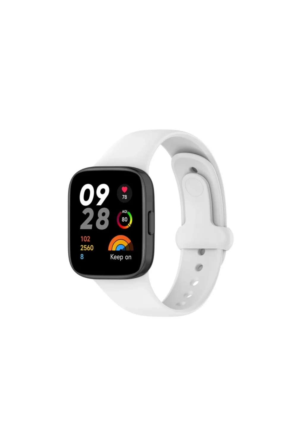 Xiaomi Redmi Watch 3 Origin Silikon Kordon (saat Değildir) - Beyaz