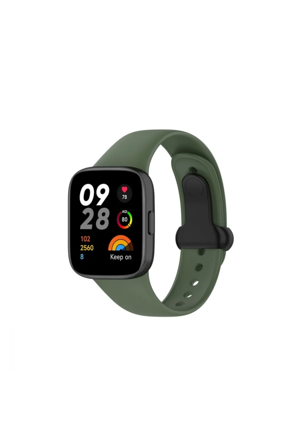 Xiaomi Redmi Watch 3 Origin Silikon Kordon (saat Değildir) - Koyu Yeşil