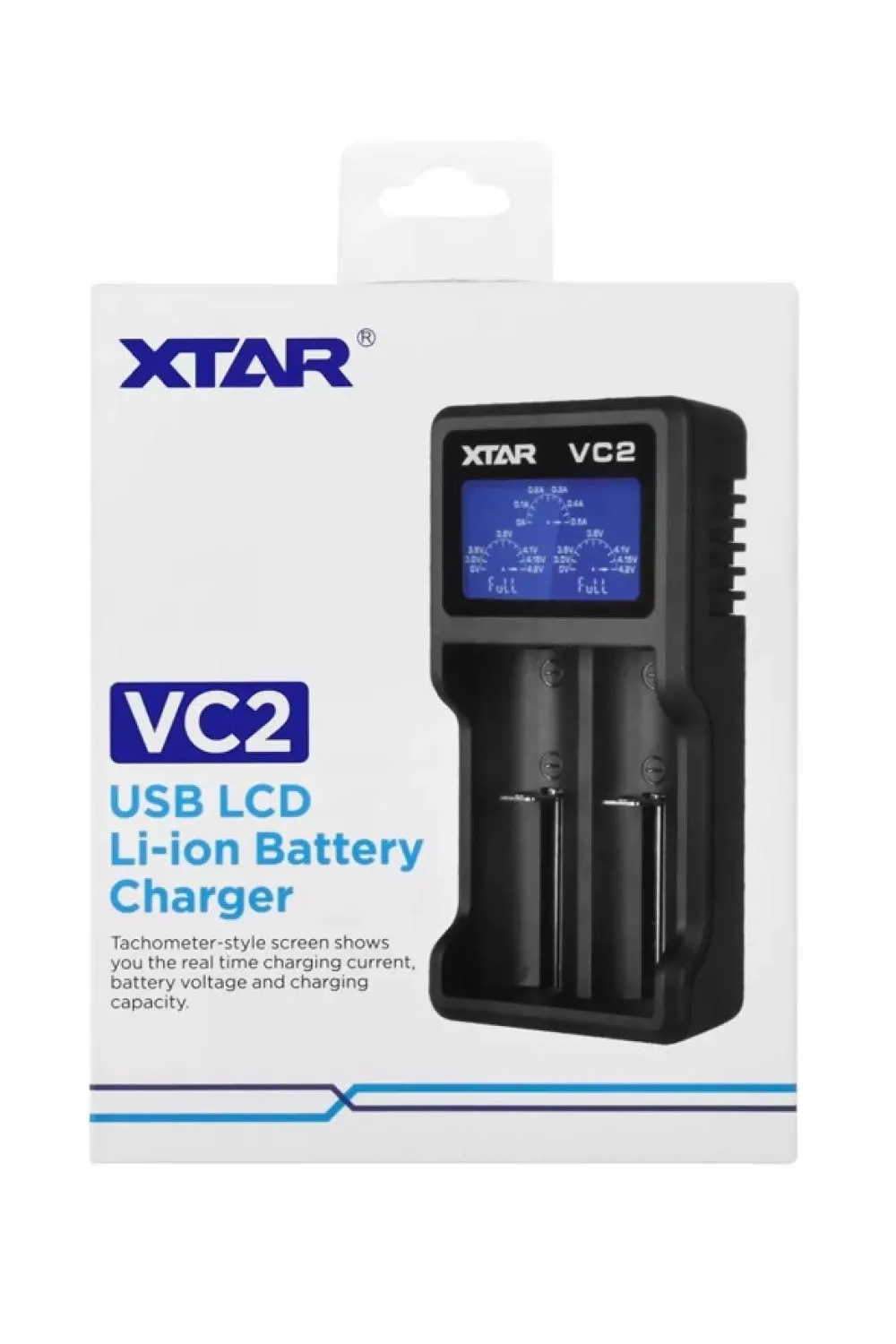 Xtar VC2 İkili Li-ion Pil Şarj Cihazı