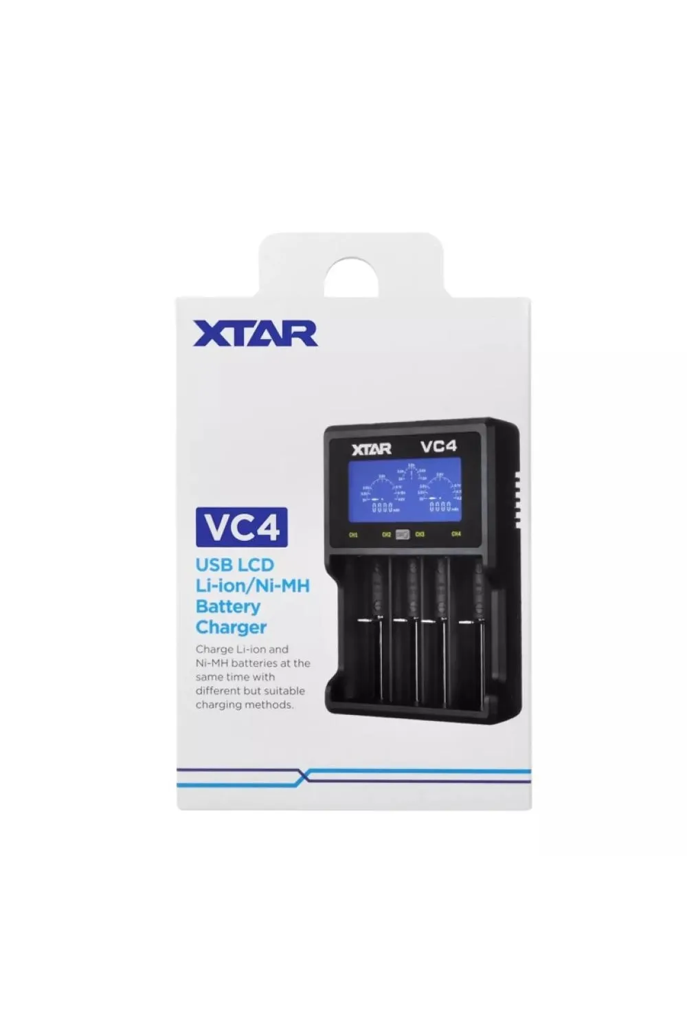 Xtar VC4 Dörtlü Li-ion / NI-CD / NI-MH Pil Şarj Cihazı
