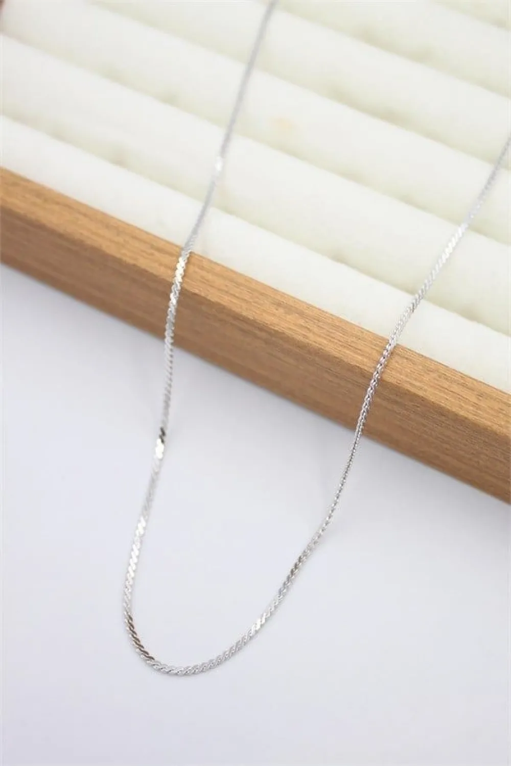 Xuping Zincir Kolye - 55 cm - Gümüş