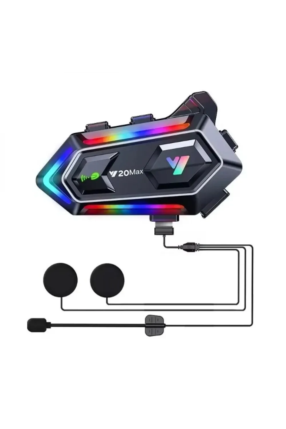 Y20 Max Kablosuz Motosiklet Kask Intercom