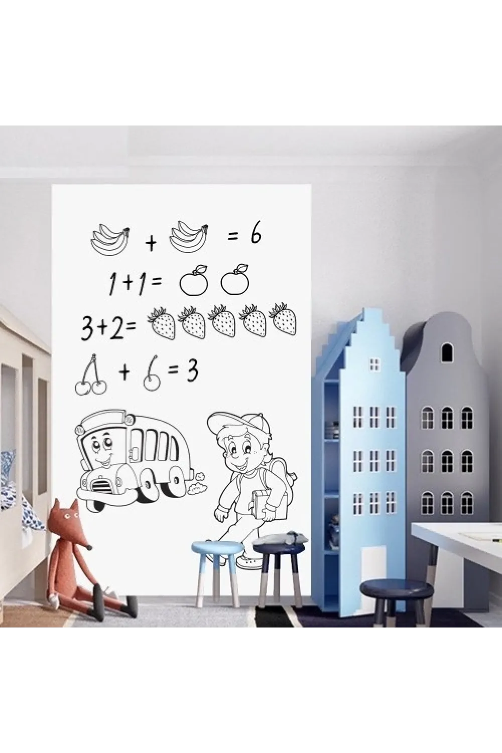Yapışkanlı Beyaz Yazı Tahtası Sticker Rulo