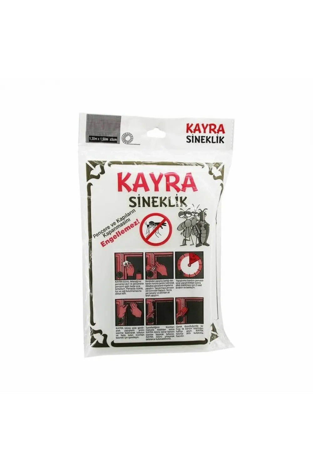 Yapışkanlı Çift Kanat Sineklik