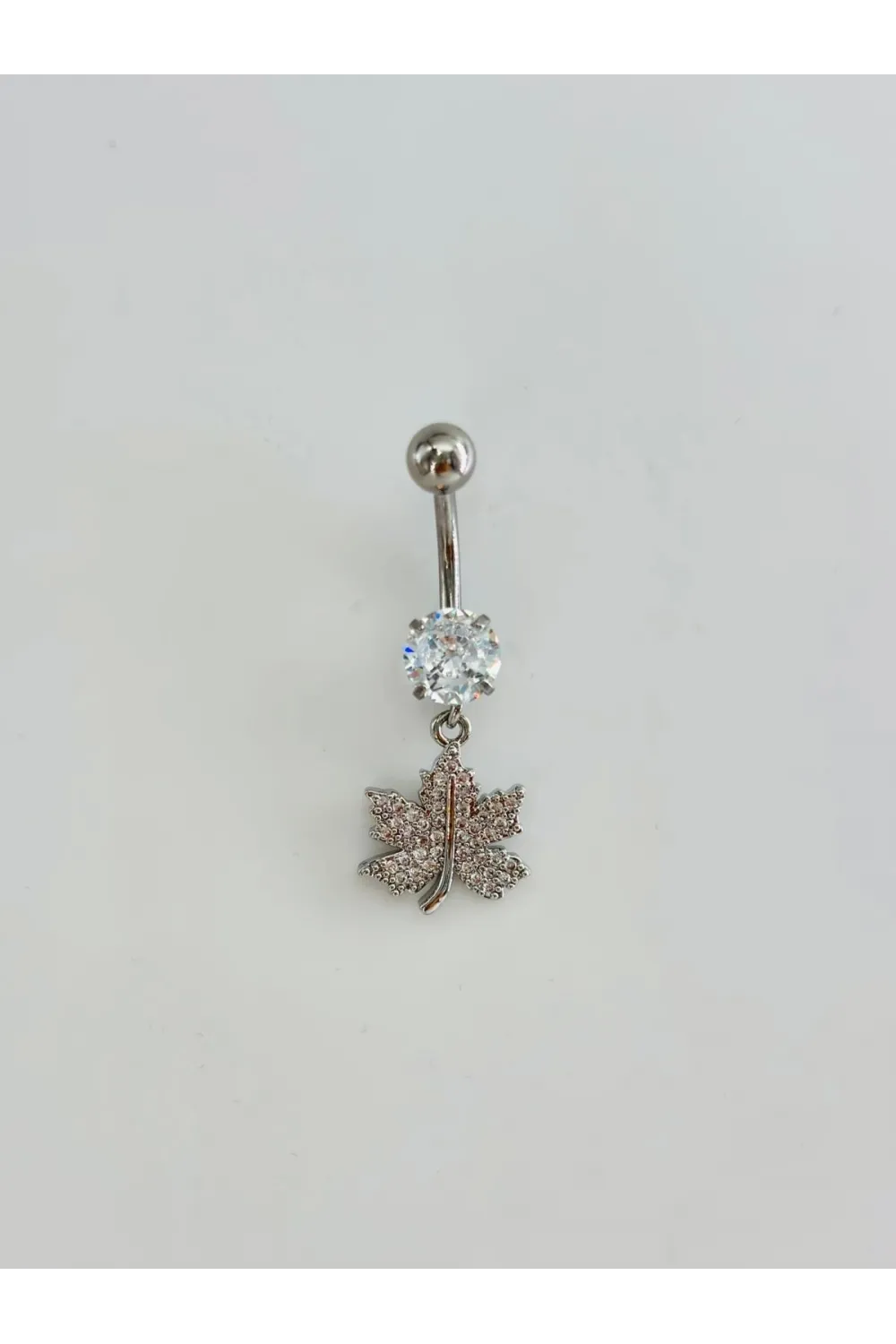 Yaprak Detaylı Göbek Piercing - Pg0158