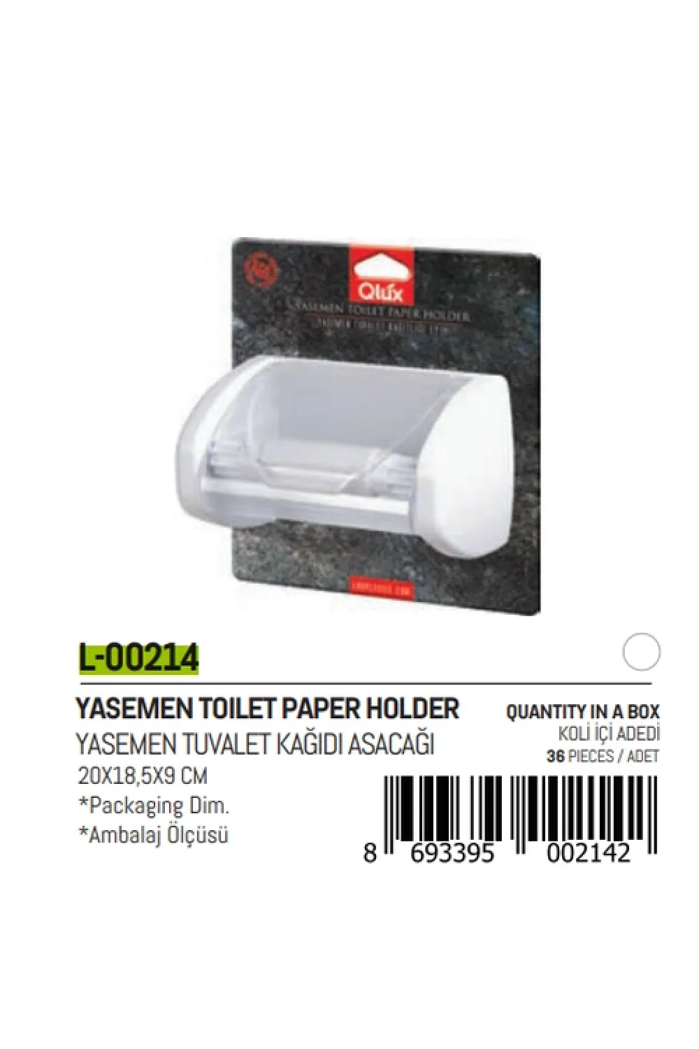 Yasemen Kapaklı Wc Kağıtlık