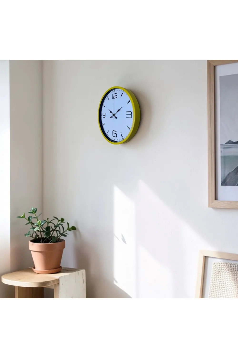 Yellow Line 36 Cm Duvar Saati