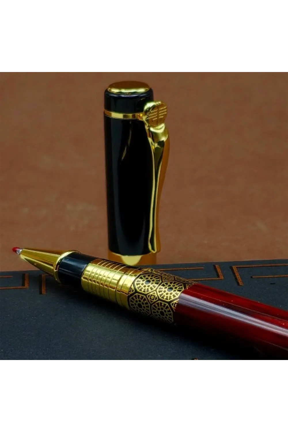 Yeni (1 Adet) Seçenek  Desenli Metal Roller Kalem