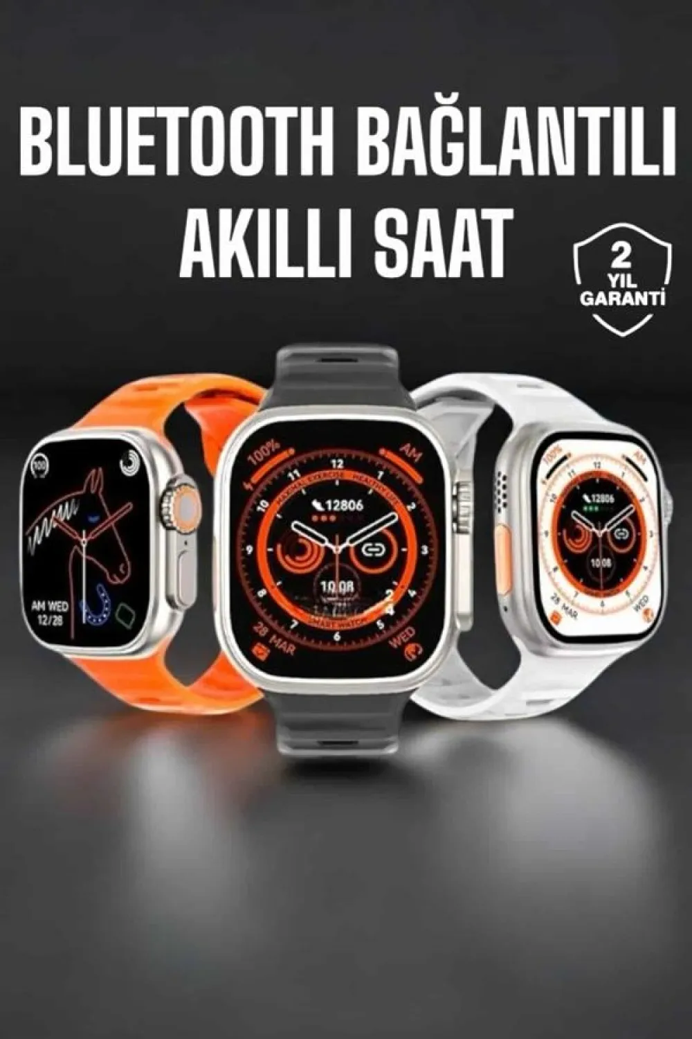 Yeni Nesil Akıllı Saat Adımsayar, Gps, Nabız Ölçer, Uyku Ve Sağlık Takibi