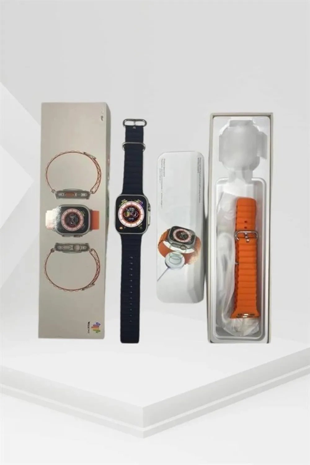 Yeni Nesil Akıllı Saat Android Ve İos Uyumlu 49 Mm Nfc Özelliği Gps Takibi