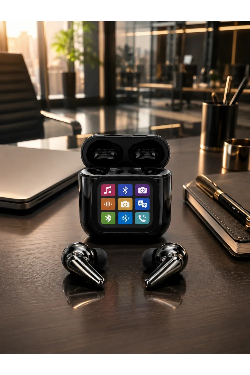 Yeni Nesil Aı Bluetooth Kulaklık Akıllı Dokunmatik Ekranlı