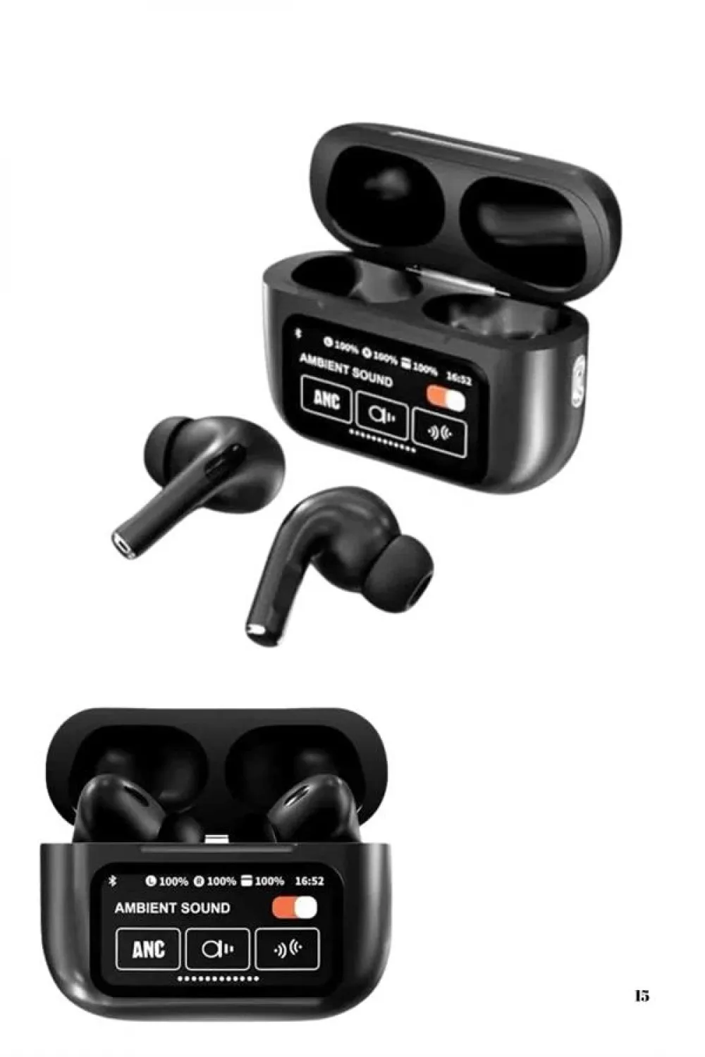 Yeni Nesil Pro Ekranlı Bluetooth Kulaklık 5.0 Bluetooth