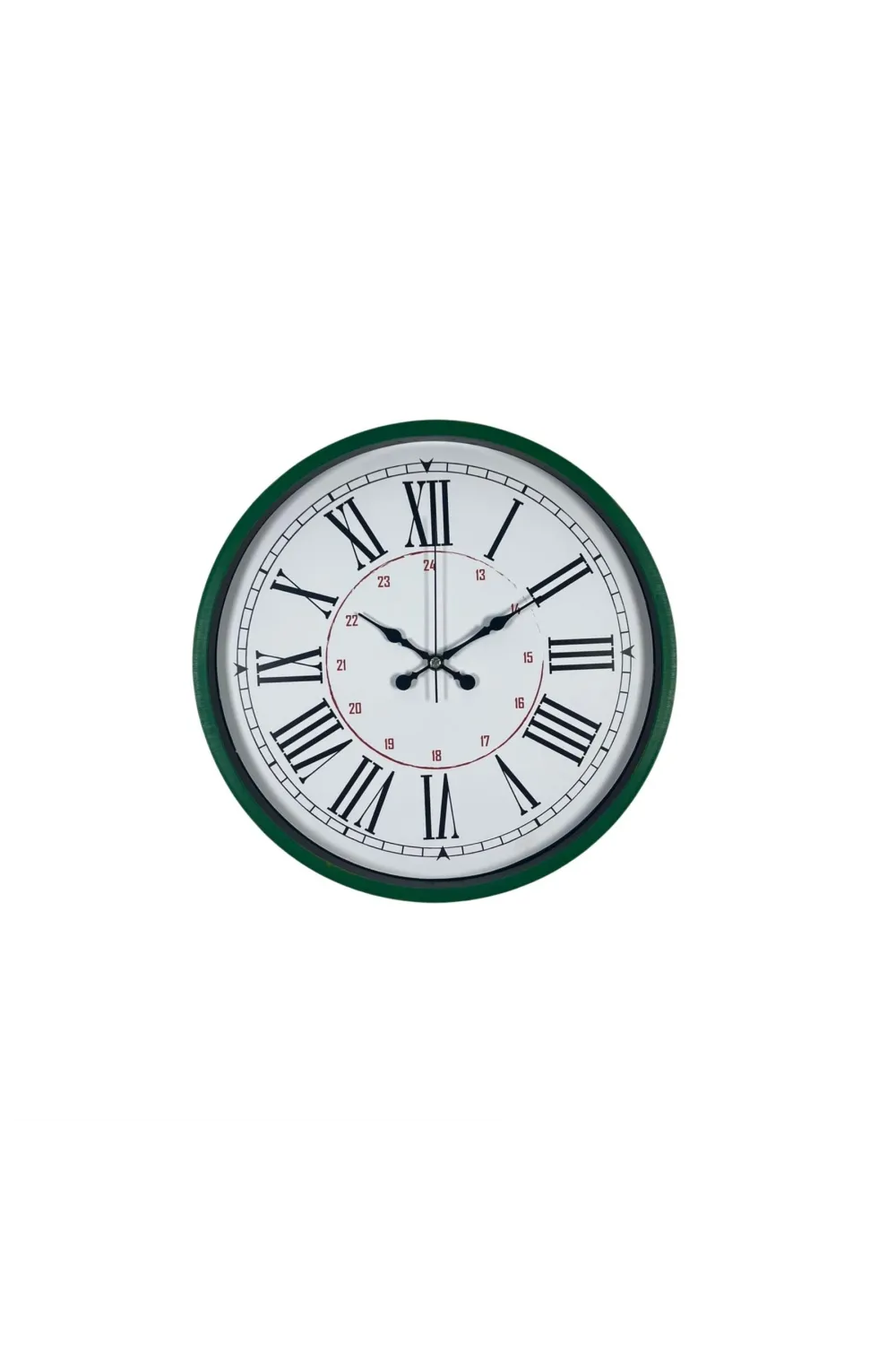 Yeşil 36 Cm Modern Şık Duvar Saati