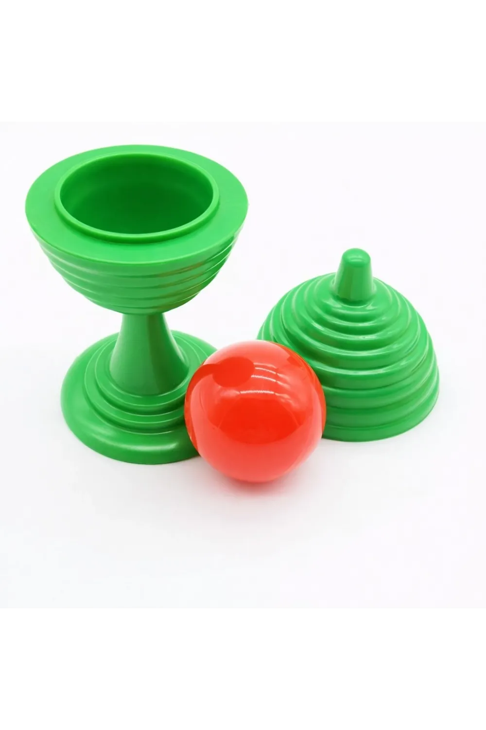 Yeşil Renk Sihirli Kupa Top Kaybetme Oyunu 7 Cm