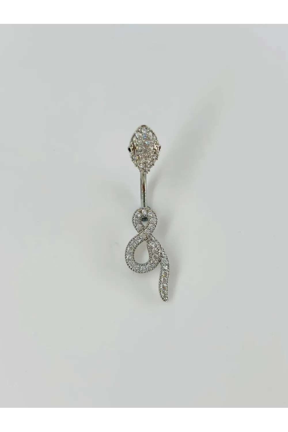 Yılan Detaylı Göbek Piercing - Pg0056