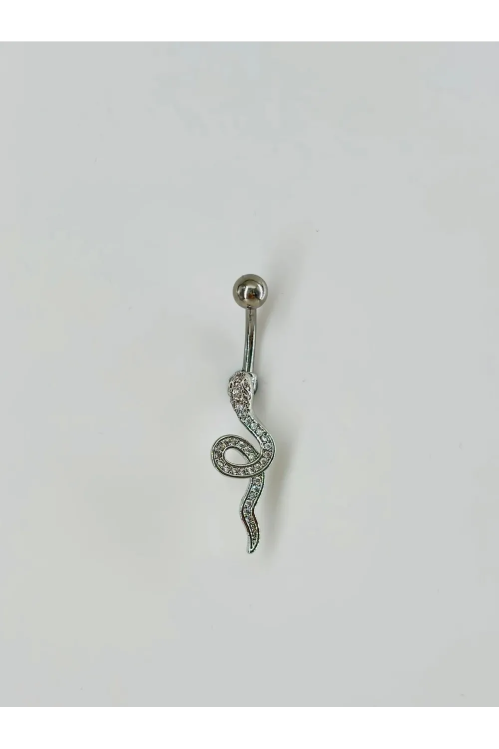 Yılan Detaylı Göbek Piercing - Pg0070