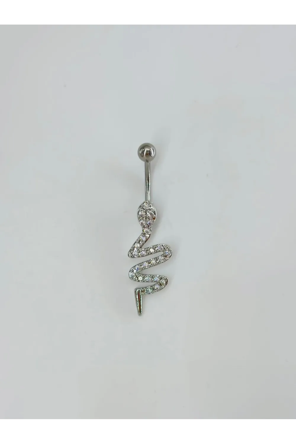Yılan Detaylı Göbek Piercing - Pg0123