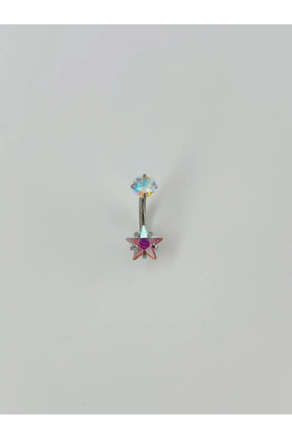 Yıldız Detaylı Göbek Piercing - Pg0029