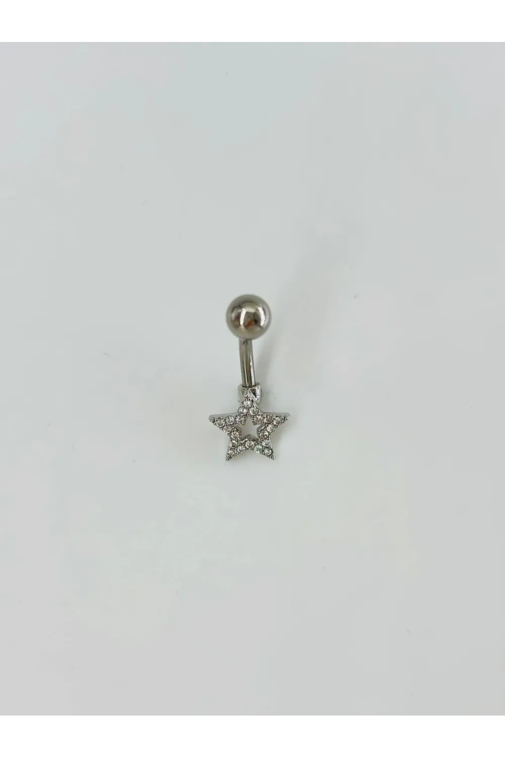 Yıldız Detaylı Göbek Piercing - Pg0083