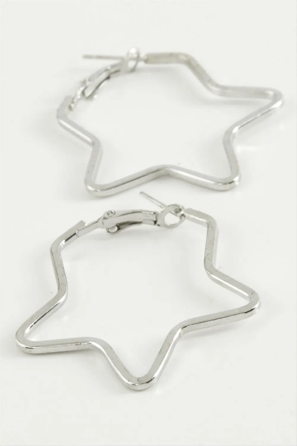 Yıldız Halka Küpe 6 cm