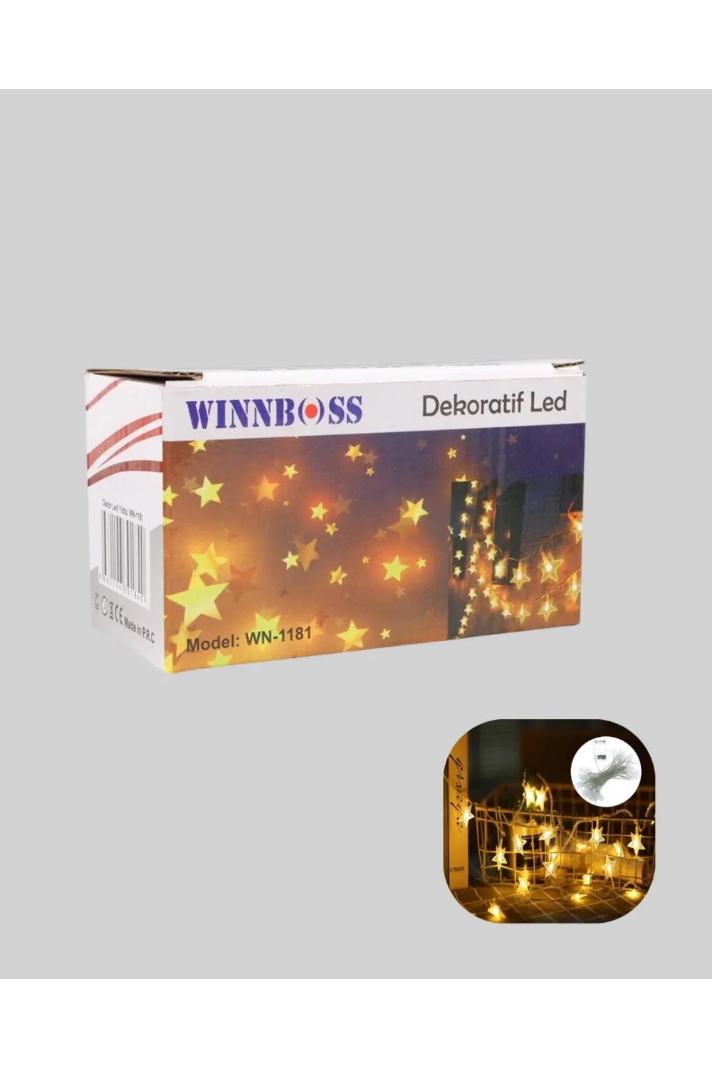 Yıldız Led Işık 5 Metre Dekoratif Aydınlatma Günışığı