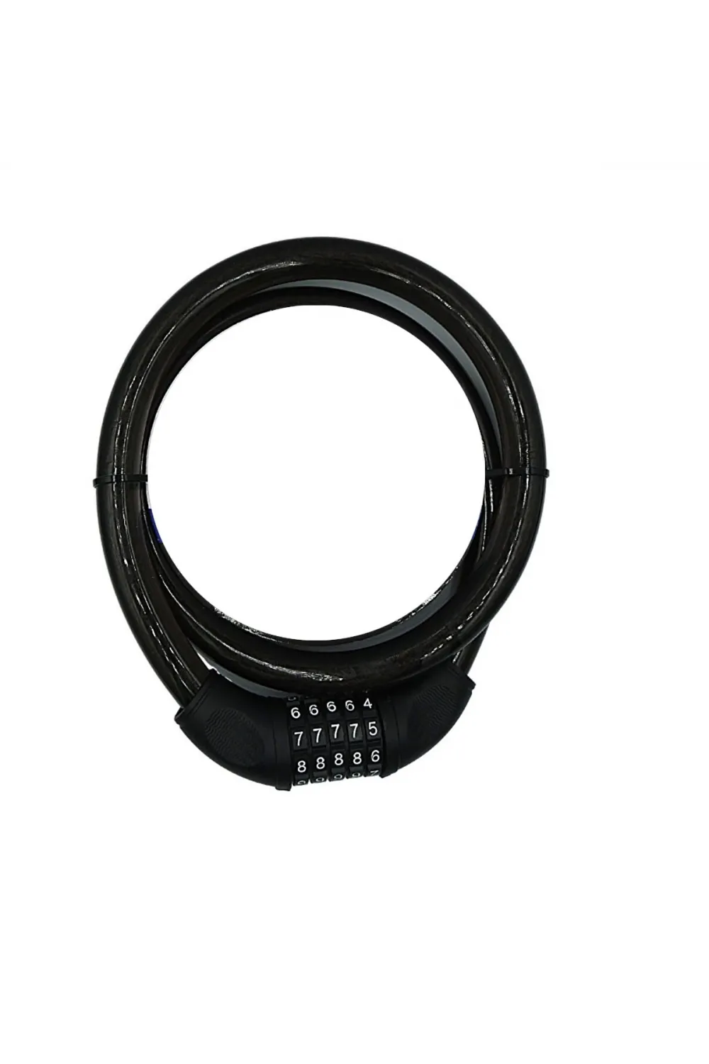 YM-747 120cm 20mm 5 Şifreli Siyah Motorsiklet Kilidi