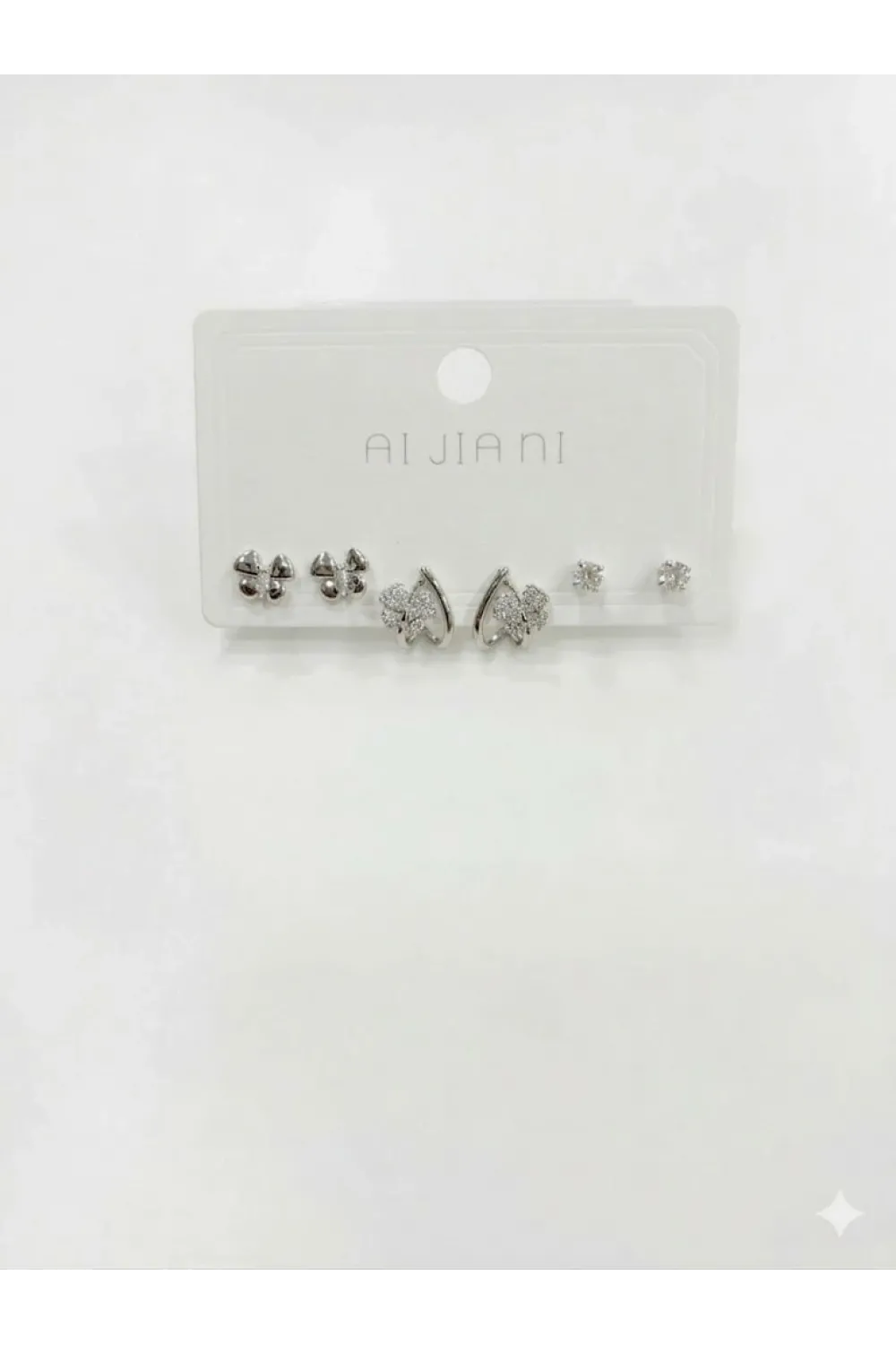 Yonca Detaylı Altılı Küpe - Kp00591