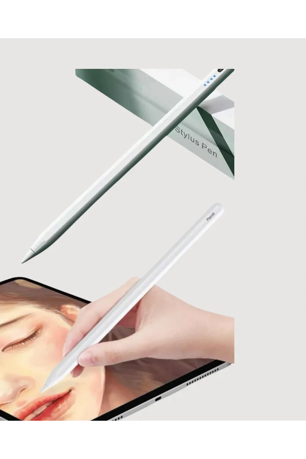 Yüksek Hassasiyetli Eğim Sensörlü Dijital Kalem – Usb-c Hızlı Şarjlı