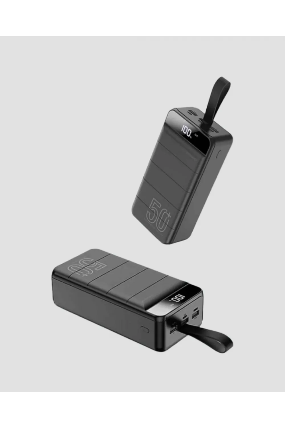 Yüksek Kapasiteli 50.000 Mah Powerbank – Type-c, Lightning Ve Micro Usb Uyumlu, Çoklu Cihaz Şarj Özellikli