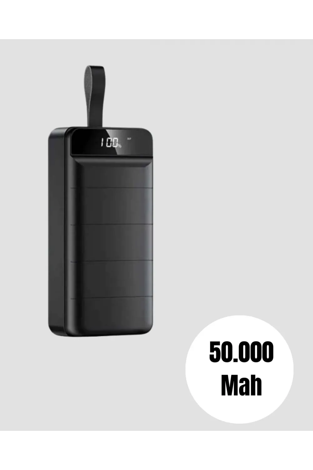 Yüksek Kapasiteli 50.000 Mah Powerbank – Type-c, Lightning Ve Micro Usb Uyumlu, Çoklu Cihaz Şarj Özellikli