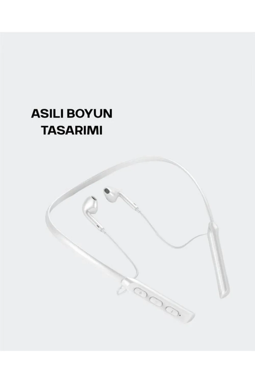 Yüksek Kapasiteli Pil Destekli Boyun Askılı Kulaklık – 100 Saat Dayanıklı