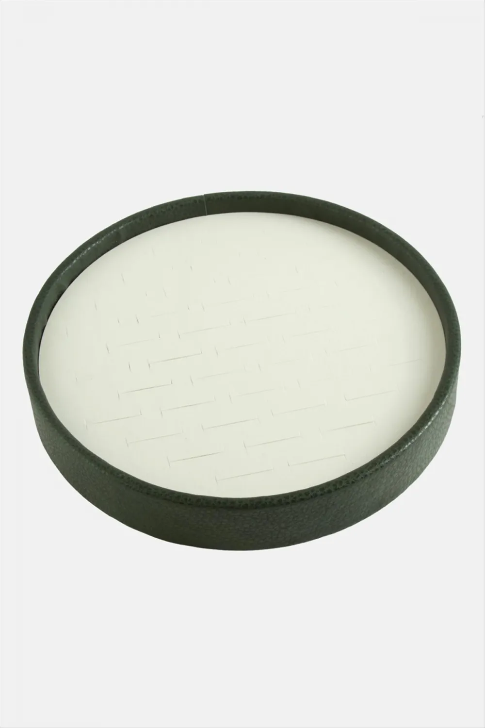 Yuvarlak Ahşap Deri Yüzüklük 20 cm