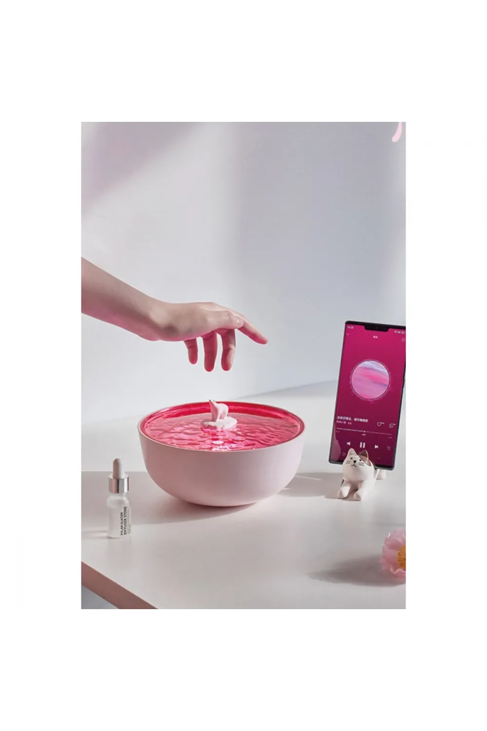 Z5 Arktik Okyanus Temalı Bt Kablosuz Hoparlör - Pembe