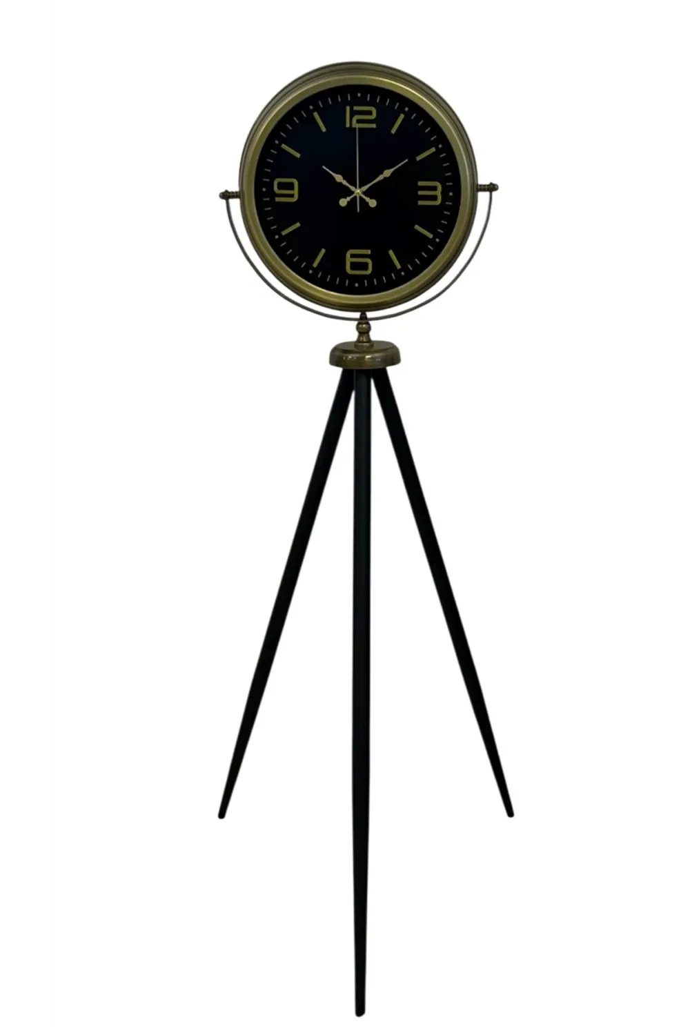 Zamanın Asaleti Eskitme Tripod Ayaklı Saat