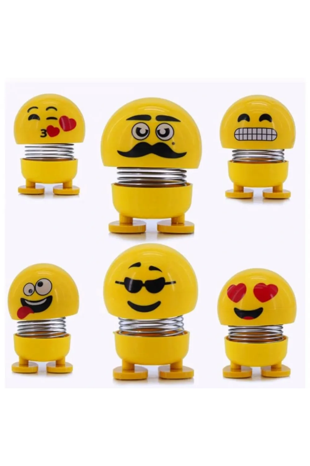 Zıp Zıp Kafalar Sevimli Kafa Sallayan Emojiler Çılgın Kafalar